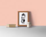You blow my head off collage wall decor
