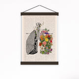Springtime breathe art collage