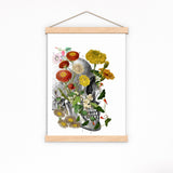 Flowers on Skull print.