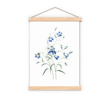 Blue harebell bouquet