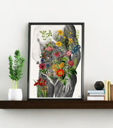 We are Wild, Torso of a woman full of flowers