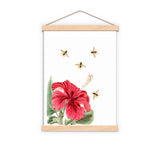 Bees and the Hibiscus