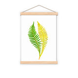 Green fern n02 art print