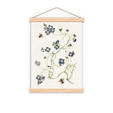 Bees with Blue wild flowers
