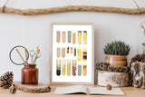 Sample tubes Collection Science Art