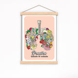 Breathe art  Flowery lungs