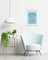Peace of mind  Flowery Brain Poster