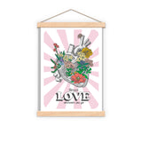 Wall Art Floral Heart