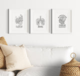 Flowery Heart Wall Art