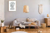Peace of mind  Flowery Brain Wall Art