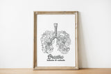 Breathe art  Flowery lungs