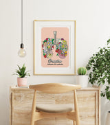 Breathe art  Flowery lungs
