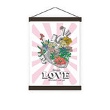 Wall Art Floral Heart