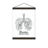 Breathe art  Flowery lungs