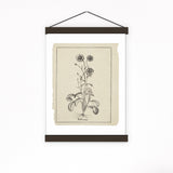 Mothers Day Gift - Botanical Print Set of 6, Vintage Farmhouse Gallery Wall Decor, Botanical Floral Art, French Gray Beige Flowers Art