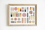 Science is Beautiful, Bacteria and Tubes Collection, Science Art, Science student gift, microbiology, biology art, science gift, SKA305