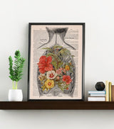Open Back human Anatomy Print