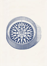 Compass no2 in blue