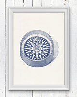Compass no2 in blue