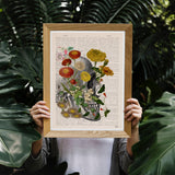 Flowers on Skull print.
