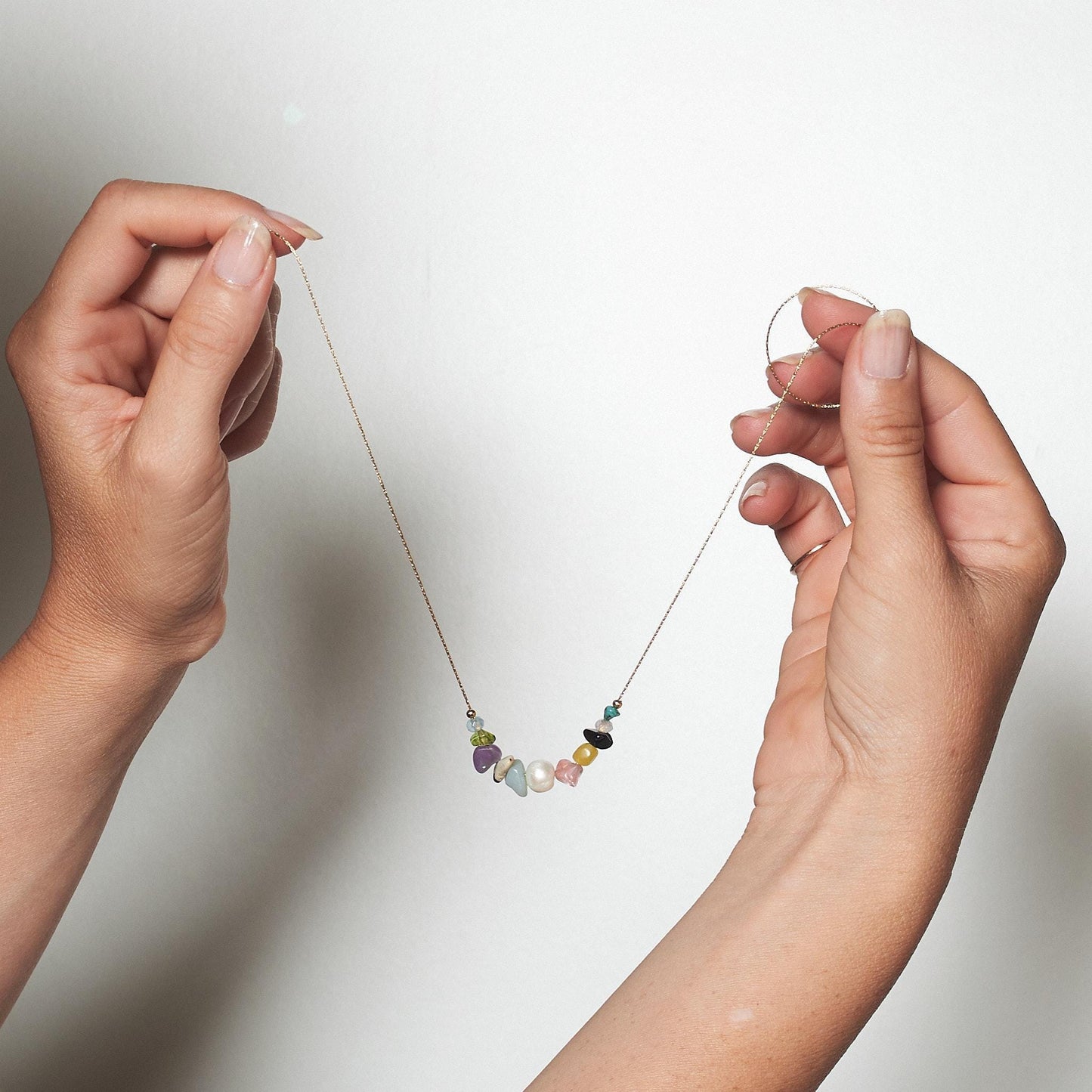 Handcrafted Pebbles Necklace