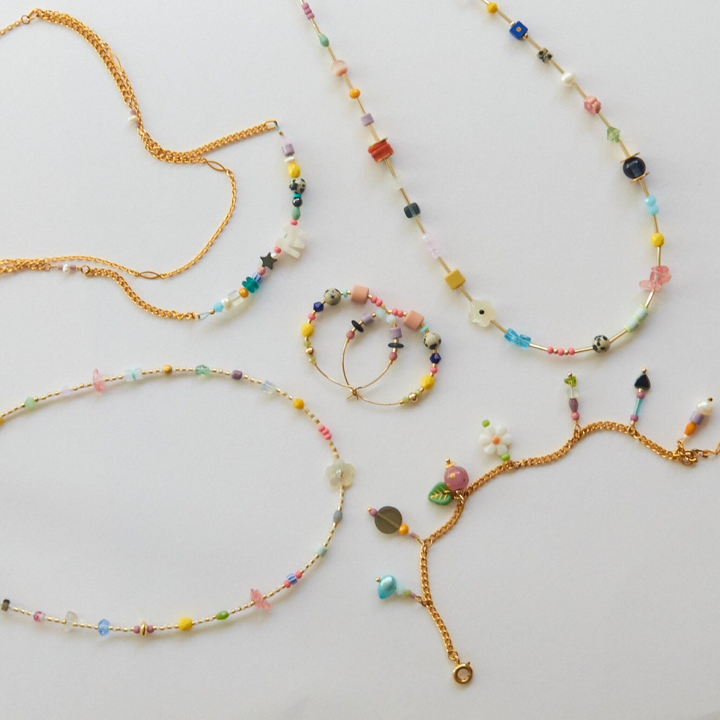 Personalized Double Chain Initial Necklace