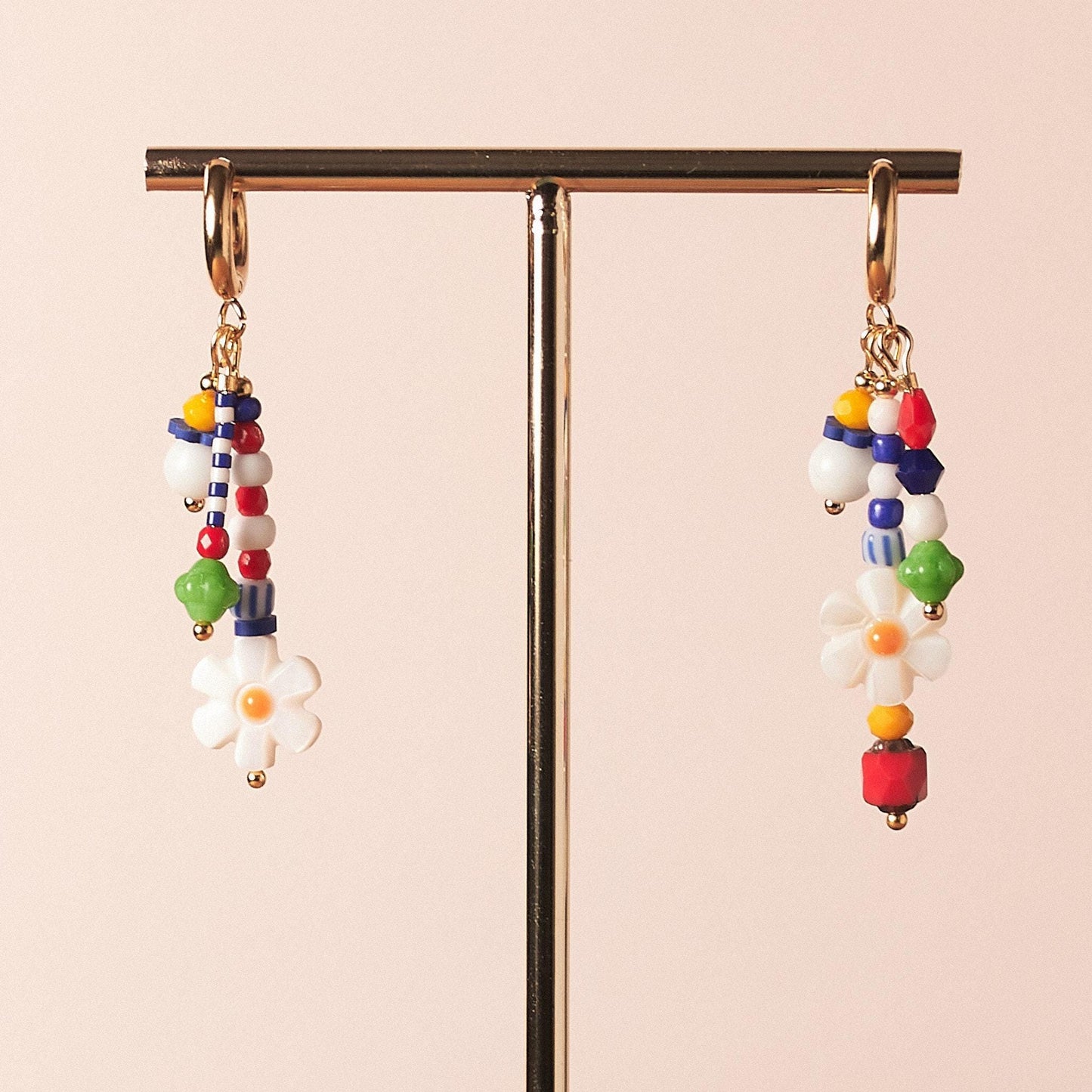 Mismatched Colorful Statement Hoops