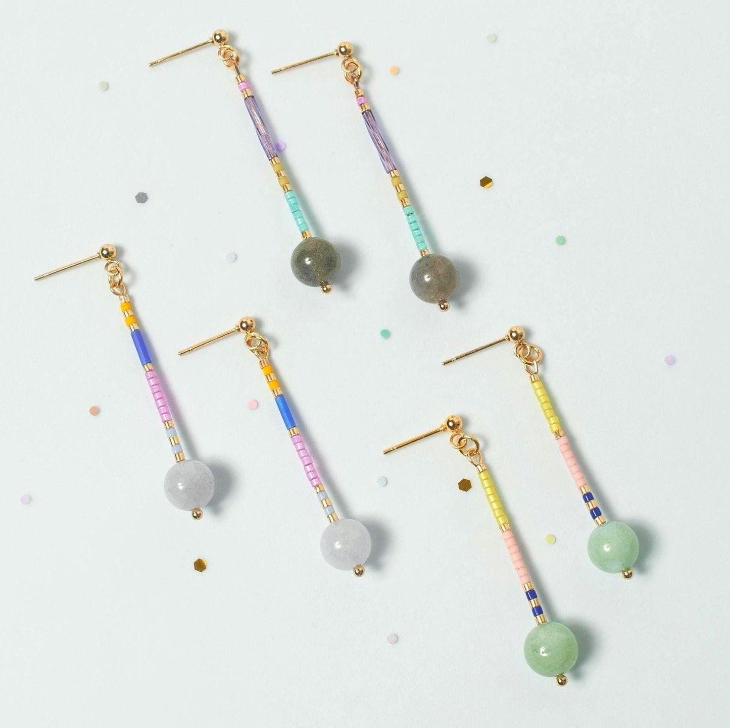 Dainty Beaded Dangles