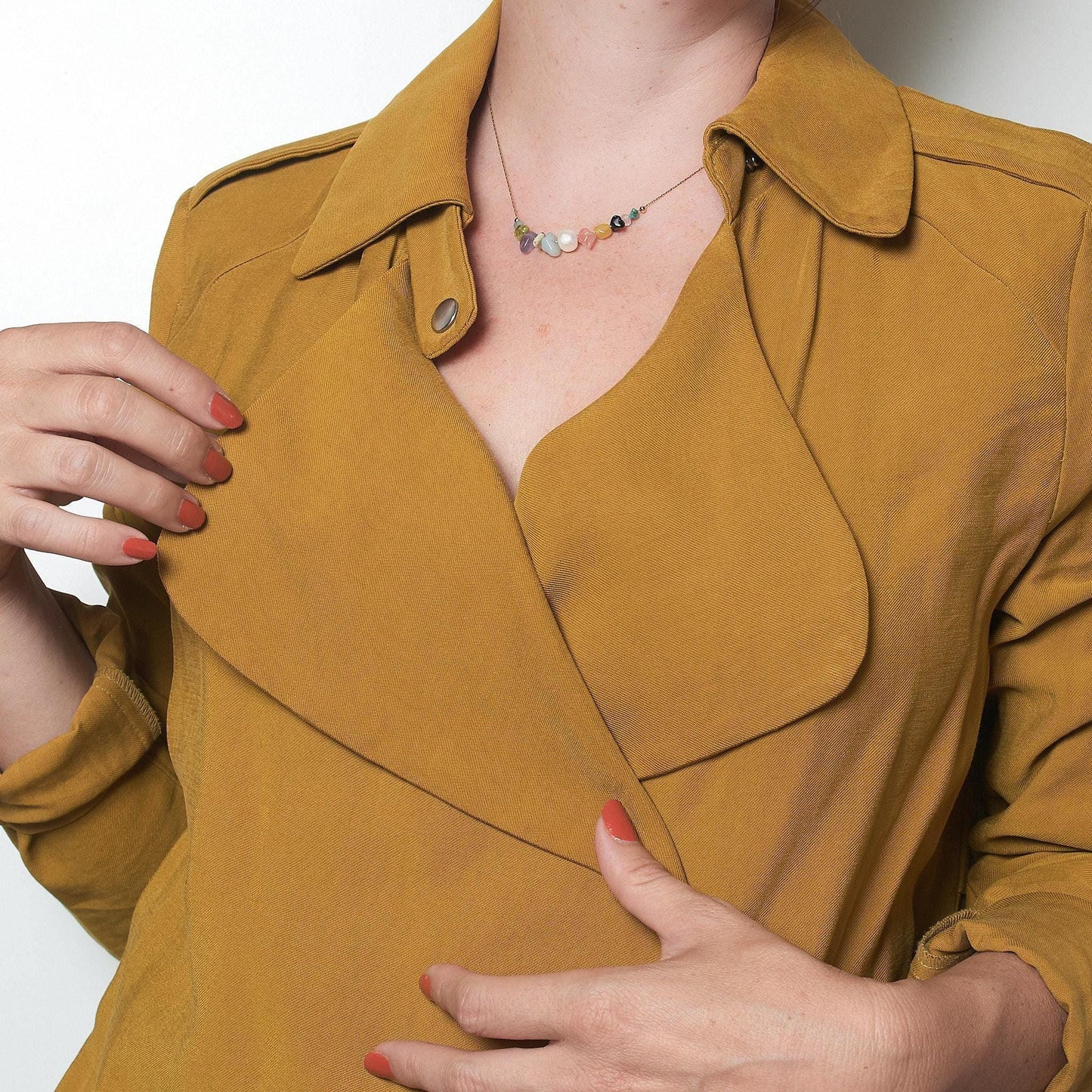 Handcrafted Pebbles Necklace