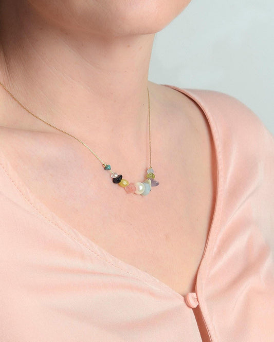 Handcrafted Pebbles Necklace