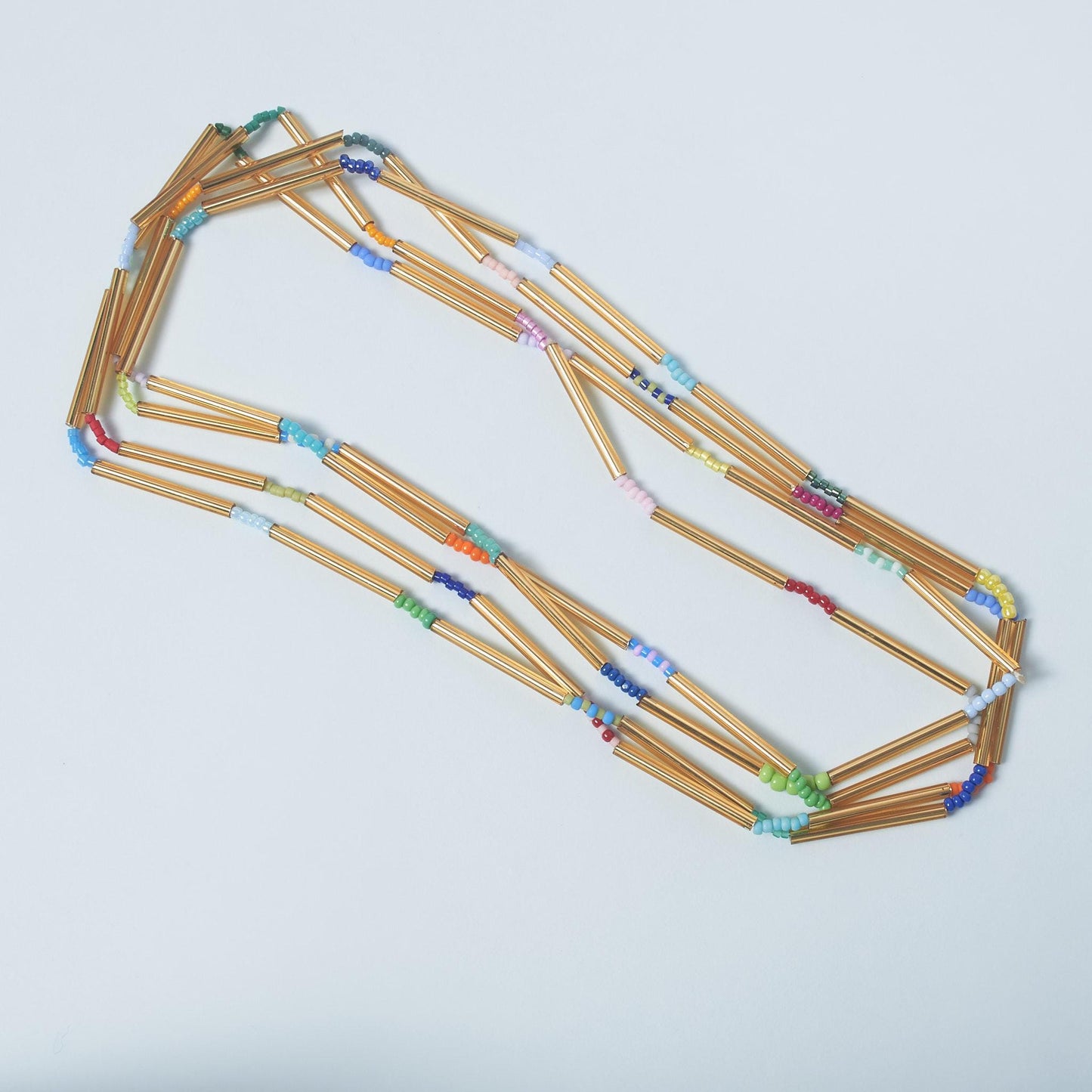 Miyuki Crystal Tube Necklace