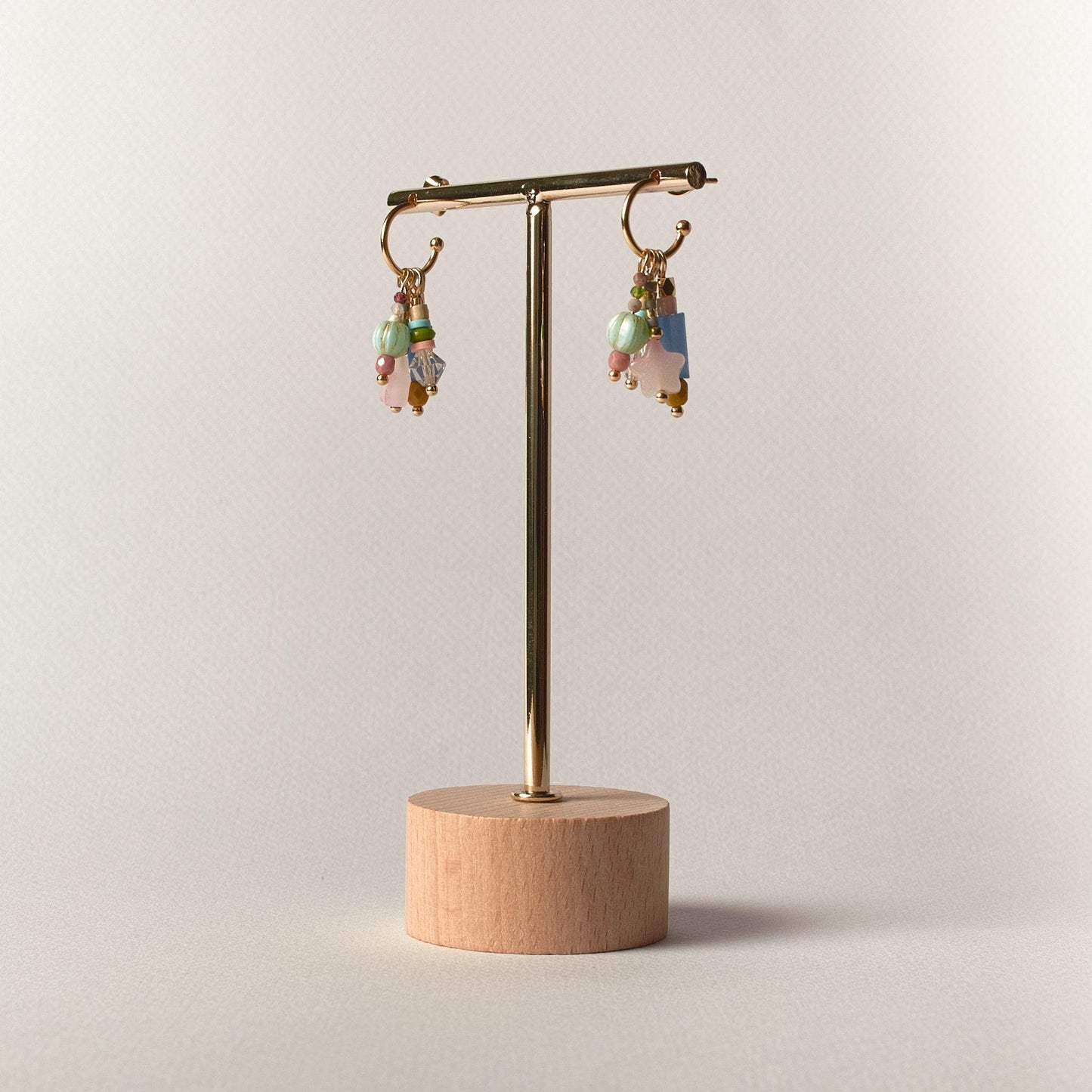 Tiny Star Dangle Earrings – 18K Gold Plated