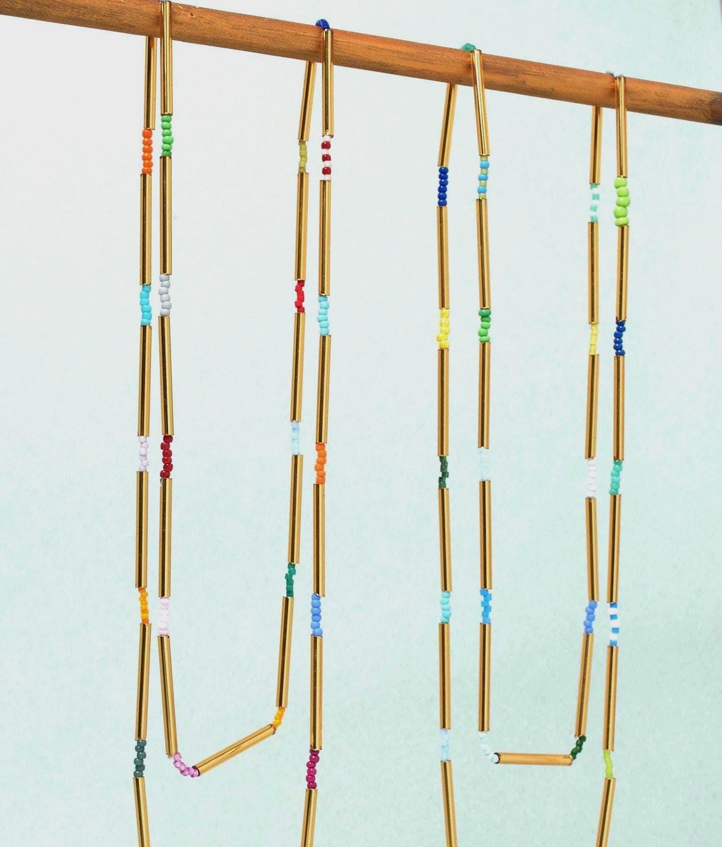 Miyuki Crystal Tube Necklace