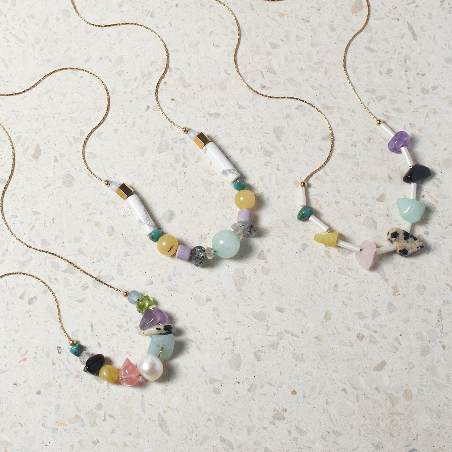 Handcrafted Pebbles Necklace