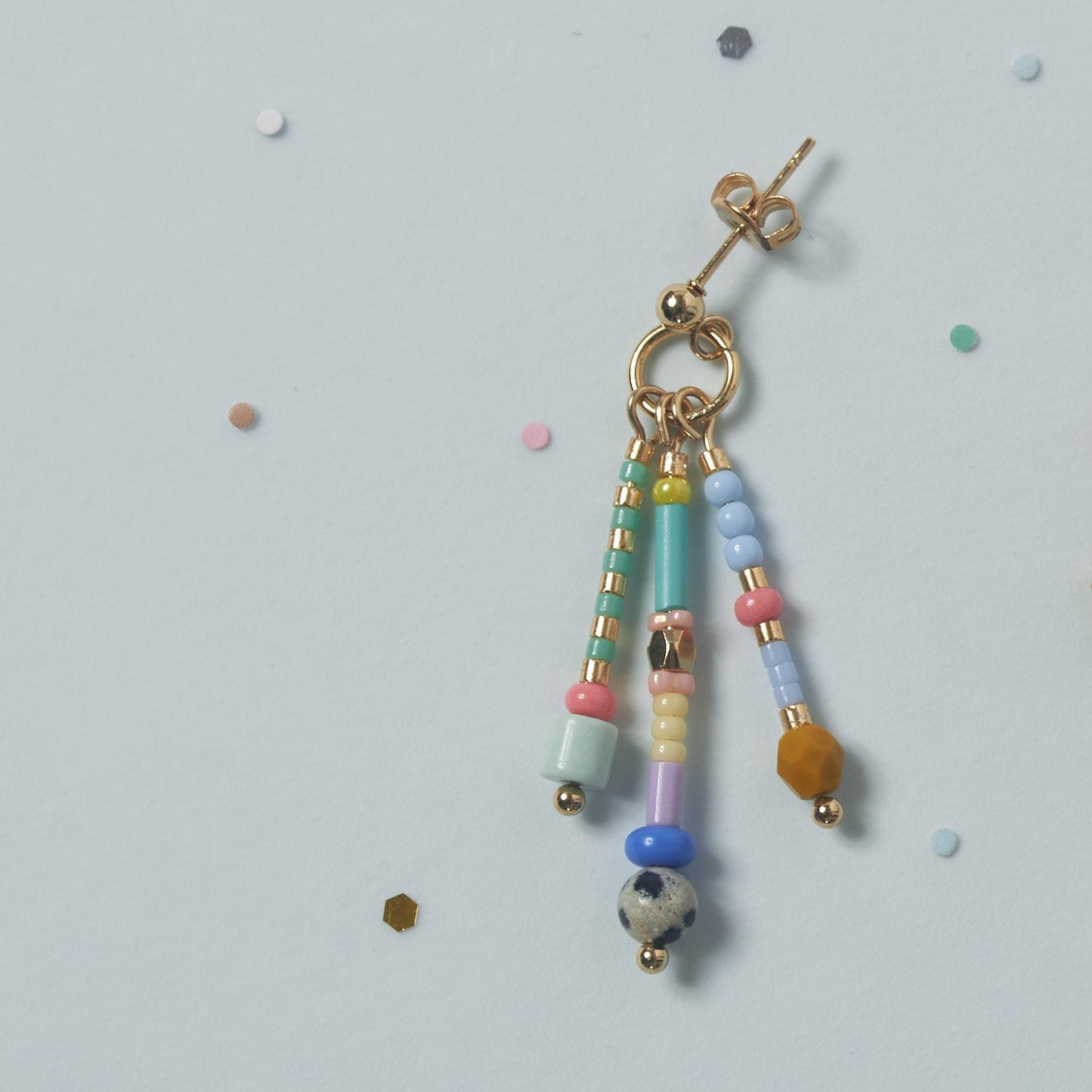 Colorful Heart Earrings