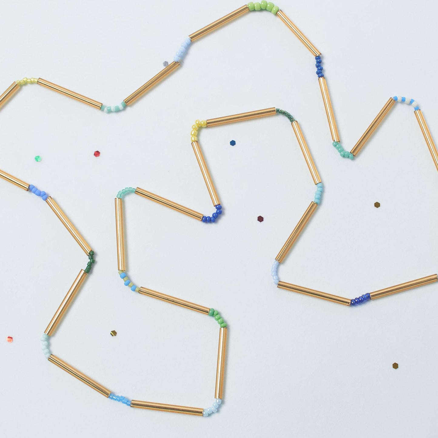 Miyuki Crystal Tube Necklace