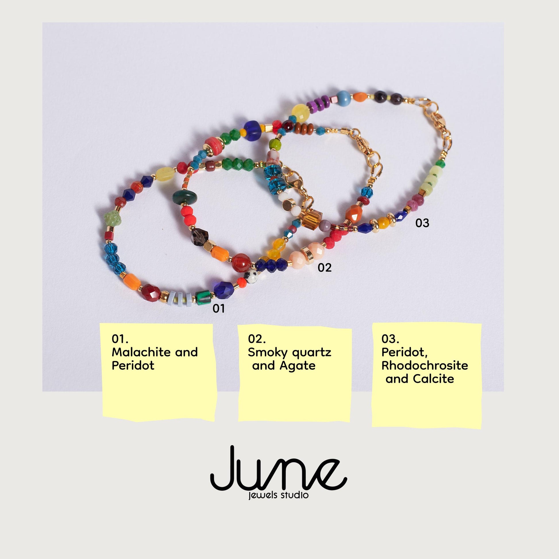 Colorful Gemstone Beaded Bracelet, Gold Plated Natural Stone Jewelry, Dainty Stacking Friendship Gift for Her