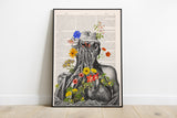 Colourful Flowers Head and Neck Print