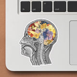 Anatomy and flowers stickers
