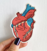 Christmas SVG - Stocking Stuffer - Anatomy Stickers - Set of 3 - Laptop Stickers - Anatomical Heart - MacBook Decal - Science Gift - STC023