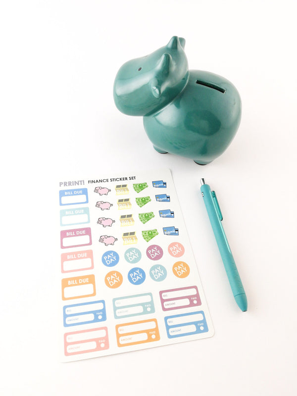 Pay day - Financial planner stickers - Money saving stickers - Functional stickers - Bill Reminder stickers -money saving stickers STS001