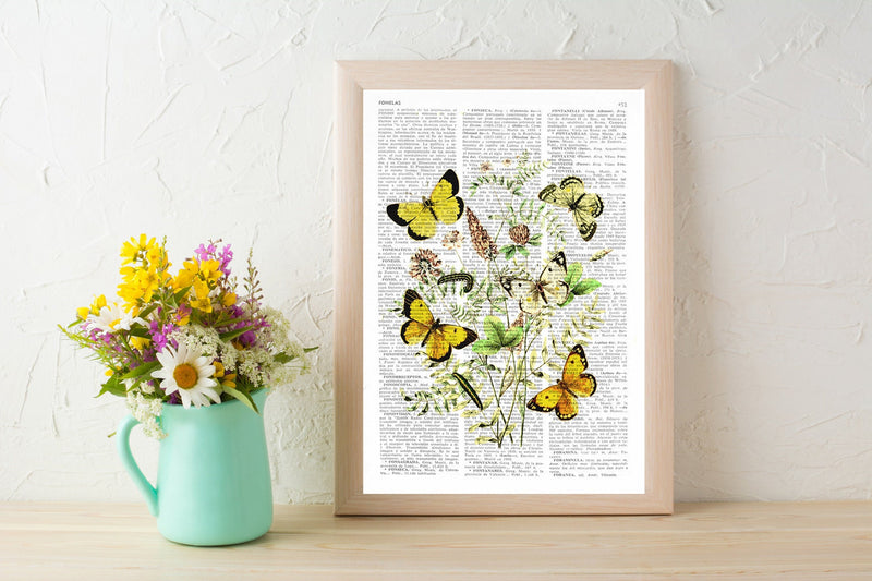 Wild Flowers and butterflies