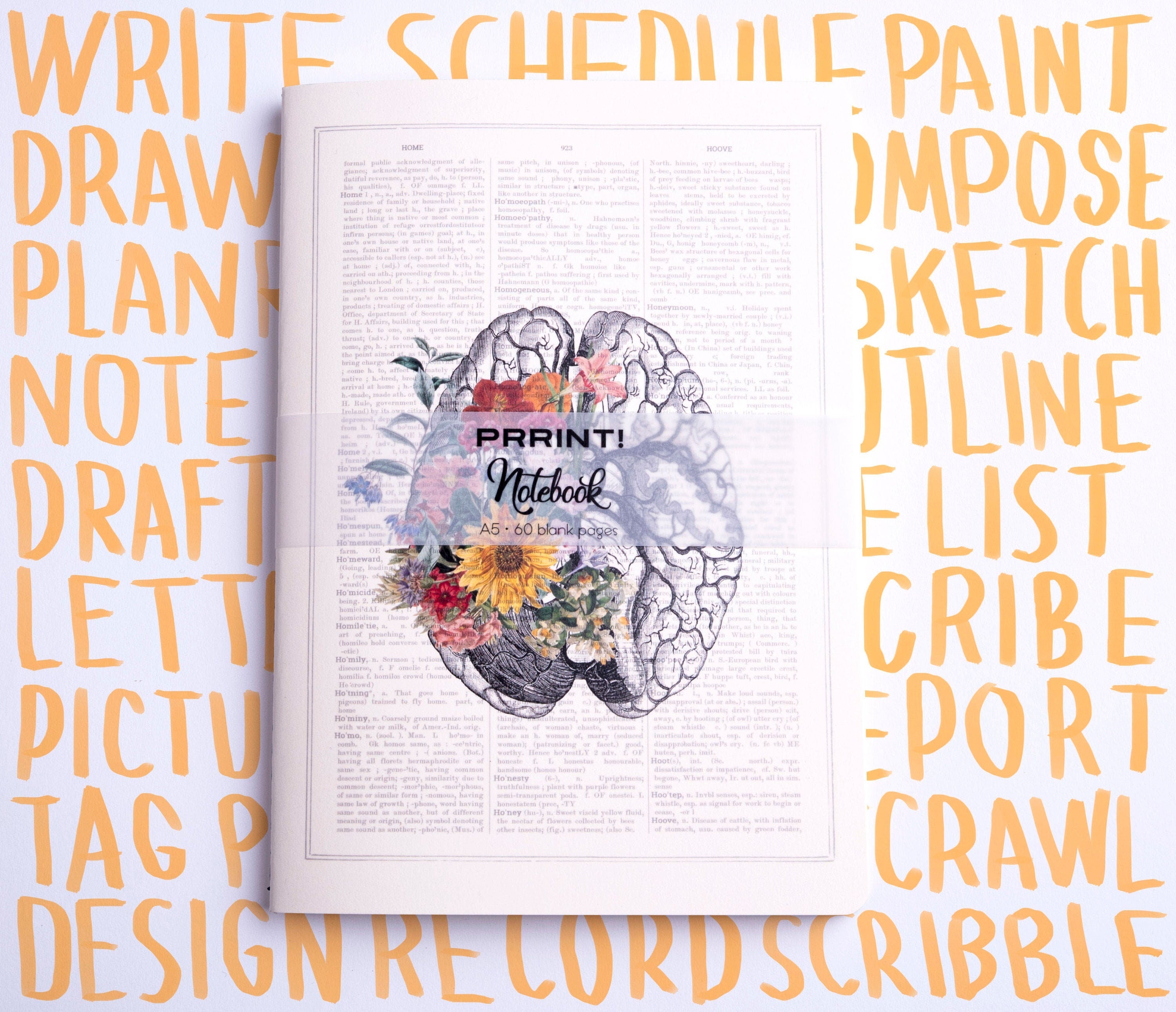 Springtime Brain Notebook – PRRINT!
