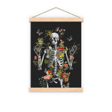 Wild Skeleton at Night Print