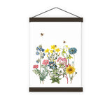 Spring Celebration with wild flowers and Bees