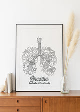 Breathe art  Flowery lungs