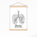 Breathe art  Flowery lungs